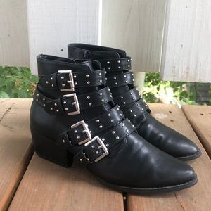 Forever 21 Buckle Booties